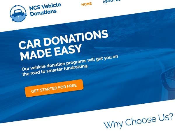 Thumbnail of NCS Vehicle Donations Website